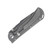 Toor Chasm XLT Folding Knife Stealth Gray 3.12 Inch Plain DLC Tanto 6