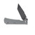 Toor Chasm XLT Folding Knife Stealth Gray 3.12 Inch Plain DLC Tanto 3