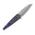 Medford Nosferatu Flipper Button Lock Folding Knife Tumbled S45VN  Bead Blasted Violet Handles Flamed Hardware