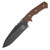 Wander Tactical Smilodon FIxed Blade Knife (Raw D2 Blade | Brown Micarta Handle)