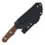 Wander Tactical Lynx Fixed Blade Knife (Iron Washed  Brown Micarta)