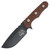 Wander Tactical Lynx Fixed Blade Knife (Raw Finish  Brown Micarta)