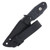 Wander Tactical Menoceras Fixed Blade Knife Iron Washed/Black Micarta WTMENO01