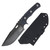 Wander Tactical Haast Eagle 2.0 Drop Point 5.7" Fixed Black Micarta