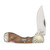 Frost Choctaw Lockback Folding Knife Pecan Burlwood