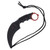 Tac Xtreme Fixed Blade Karambit Red and Black
