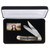 Frost Ocoee River In God We Trust Smooth Bone Trapper Folding Knife Gift Set FRSET108GWT
