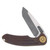 Curtiss Custom Knives F3 Large Framelock Folding Knife (Magnacut Spanto | Root Beer Bronze)