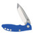 Hinderer XM-18 3.0 Framelock Flipper Folding Knife (Stonewash Spanto  Blue G-10/Bronze Titanium)