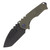 Medford Praetorian Scout Linerlock Folding Knife (PVD Tanto D2 | Olive Drab G-10 | Flamed Hardware)