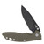 Hinderer XM-18 3.5 Framelock Folding Knife (Magnacut Skinny Slicer, Olive Drab G-10/Battle Black) KXM35SKSSKSLDLCOD