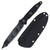 Microtech SOCOM Alpha Signature Series Fixed Blade Knife (Serrated Urban Camo T/E  Black G-10)