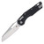 Microtech MSI RAM-LOK Manual Folding Knife (S/E Stonewash | Black)
