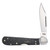 Rough Ryder Black Reserve Copperhead Folding Knife (Black Basketweave Pakkawood)