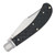 Rough Ryder Black Reserve Barehead Saddlehorn Folding Knife (Black Basketweave Pakkawood)