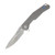 Artisan Cutlery Zumwalt Gray 3.78 Inch Plain Satin Drop Point ATZ1808GGYS