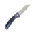 Artisan Cutlery Megahawk Folding Knife M390 Blade Blue Titanium ATZ1809GBUM