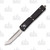 Microtech UTX-70 Out-The-Front Automatic Knife (T/E Stonewash | Black)