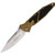 Microtech SOCOM Elite Linerlock Folding Knife Stonewash Drop Point/Tan AUMT16010TA