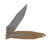 Microtech SOCOM Elite Linerlock Folding Knife Partially Serrated Apocalyptic Drop Point/Tan AUMT16011APT