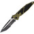 Microtech SOCOM Elite Linerlock Folding Knife DLC Partially Serrated Tanto/OD AUMT1612OD