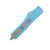 Microtech UTX-85 OTF Automatic Knife Partially Serrated Stonewash Drop Point/Turquoise AUMT23111TQ