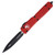 Microtech Ultratech DE OTF Red Black Plain Dagger