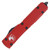 Microtech Ultratech DE OTF Red Black Plain Dagger