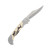 Wildlife Deer Imitation Ivory Handle Folding Knife 211163DE