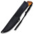 Frost Cutlery Tac Xtreme Orange Fire Storm 4.0” Drop Point Fixed Blade