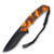 Frost Cutlery Tac Xtreme Orange Fire Storm 4.0” Drop Point Fixed Blade