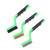 GRIP 3pc 7in Mini Wire Brush Set | Rust and Detail Cleaning Tool Kit GRIP27212