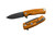 LionSteel ROK Orange 3.27 Inch Plain Black Mil-Spec Drop Point LSROKAOB