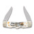 Frost Mustang USA Steer Horn Mojave Jigged Bone Double Lockback FRMB853MB
