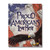 Proud Americans Tin Sign