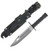 Szco M9 Fixed Blade Bayonet Black Sawback/OD MOLLE Sheath 210997