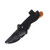 Marble's Forged Steel Fixed Blade Skinner Orange Handle MR730