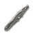 Novelty Cutlery Alligator Knife Brass 1.75" Plain Satin Pen NV255