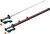 Cold Steel Battle Gim Rosewood 30" Damascus