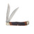 Rough Ryder Brown Stag Bone Jumbo Trapper Folding Knife RR1801