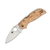 Spyderco Chaparral Folding Knife Birdseye Maple 2.8in Plain Satin Leaf 1