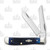 Case Navy Blue Rogers Jigged Bone Mini Trapper Folding Knife CA2838