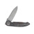 CRKT Pursue Linerlock Folding Knife Super Dense Twist Damasteel  Dark Matter FatCarbon