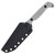 Toor Knives Darter 4.25in Black S35VN Tanto Disruptive Grey
