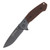 Blackjack Knives BCB157 Linerlock Folding Knife (Brown Micarta) BCB157
