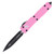 Microtech Ultratech Out-The-Front Automatic Knife (D/E Black Cerakote | Pink)