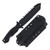 Halfbreed Blades Large Survival Knife 6.89in Plain Black Teflon Tanto 2