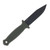 Demko Knives Armiger 4 Clip Point Powder Coated OD Green