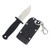 Demko Knives Armiger 2 Clip Point (Black) Keychain Knife