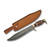 Szco Damascus Bowie Knife Stag 9.25 Inch Blade